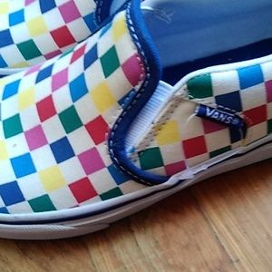 Vans Shoes - Checkered slip on vans Vans Shoes - Checkered slip on vans